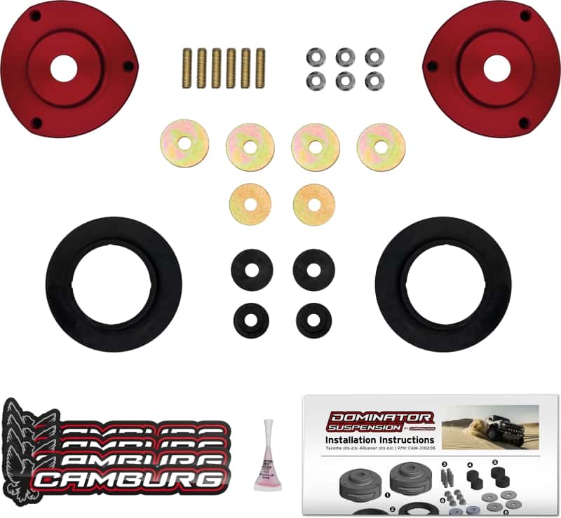 Camburg — Camburg 05-23 Toyota Tacoma / 03-24 Toyota 4Runner Dominator Preload Spacer Kit
Spring Preload Kit - view 2
