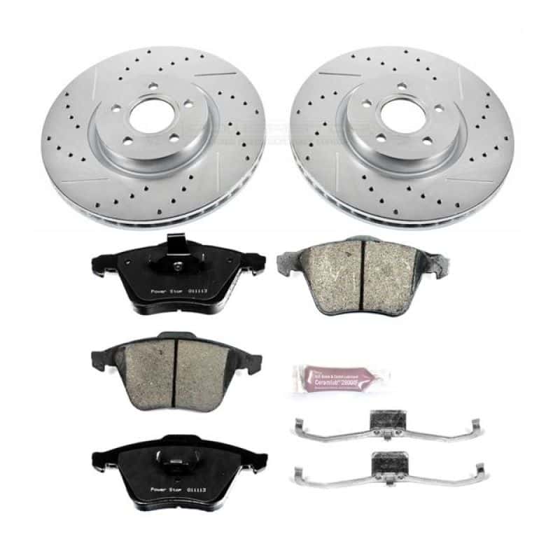 PowerStop — Power Stop 06-13 Volvo C70 Front Z23 Evolution Sport Brake Kit - view 1