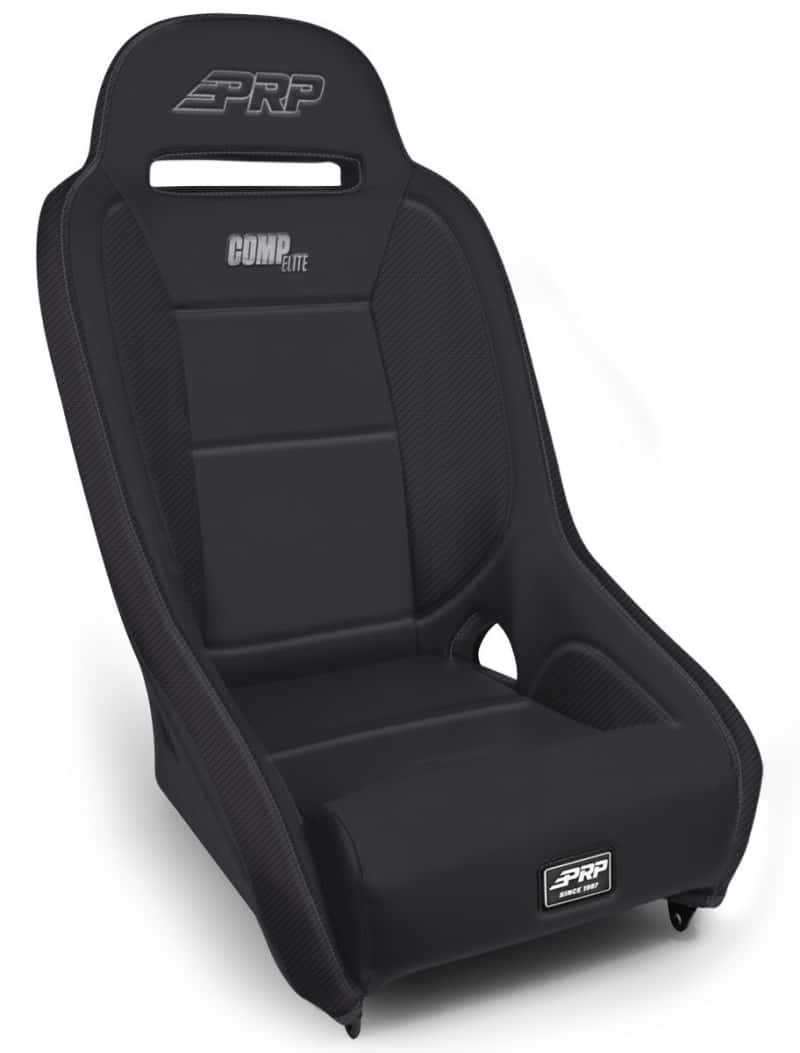 PRP Seats — PRP Comp Elite Suspension Seat - Black Vinyl - Black - view 1
