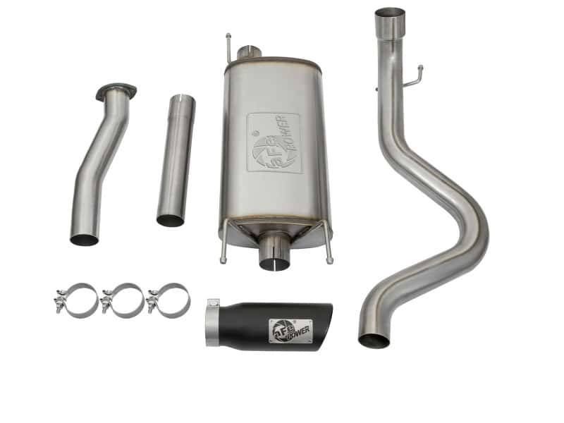aFe — aFe MACHForce XP Cat-Back SS w/Black Tips 16 Toyota Tacoma V6-3.5L
Cat-Back Exhaust - view 8