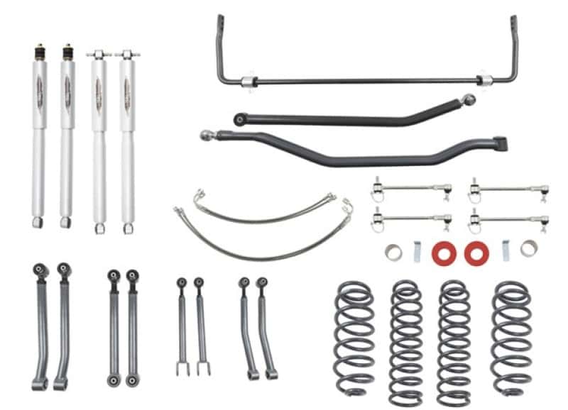 Belltech — Belltech 07-17 Jeep Wrangler Rubicon Unlimited JK 4dr 4in Trail Perf Lift Kit w/ Rear Sway Bar
LIFT KIT - view 3