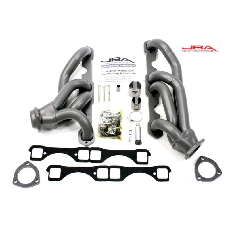 JBA — JBA 65-86 GM Truck 265-400 Carbureted w/A.I.R. 1-5/8in Primary Ti Ctd Cat4Ward Header
Exhaust Header - view 2