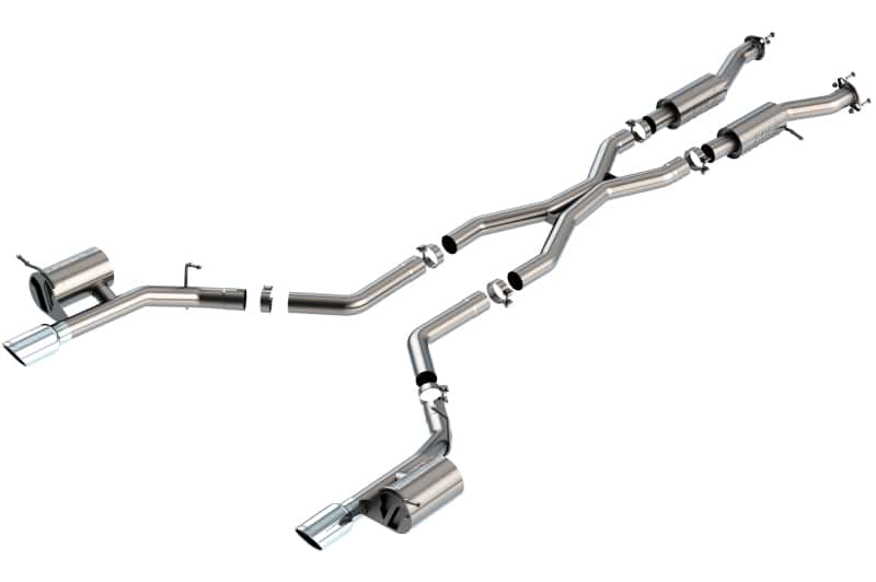 Borla — Borla 2021+ Dodge Durango SRT Hellcat 6.2L V8 AWD S-Type Cat-Back Exhaust System - T-304SS
Cat-Back System - view 1