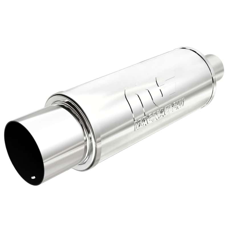 Magnaflow — MagnaFlow Muffler W/Tip Mag SS 14X5X5-2.25/4.
Straight Through - view 1