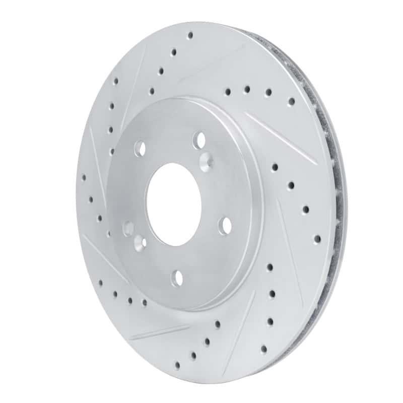 R1 Concepts — R1 91-96 Acura NSX Rear Left Drilled & Slotted Silver Brake Rotor
R1 Brake Rotor Drill - view 2