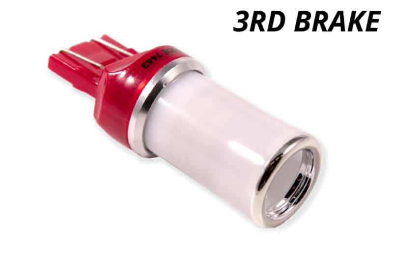 Diode Dynamics — Diode Dynamics 7443 LED Bulb XP80 LED - Red (Single) - view 3
