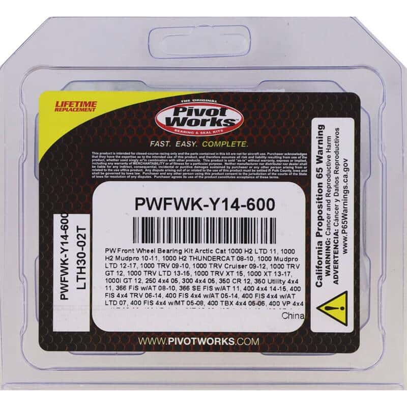 Pivot Works — Pivot Works 2005 Arctic Cat 250 4x4 Front Wheel Bearing Kit - view 3