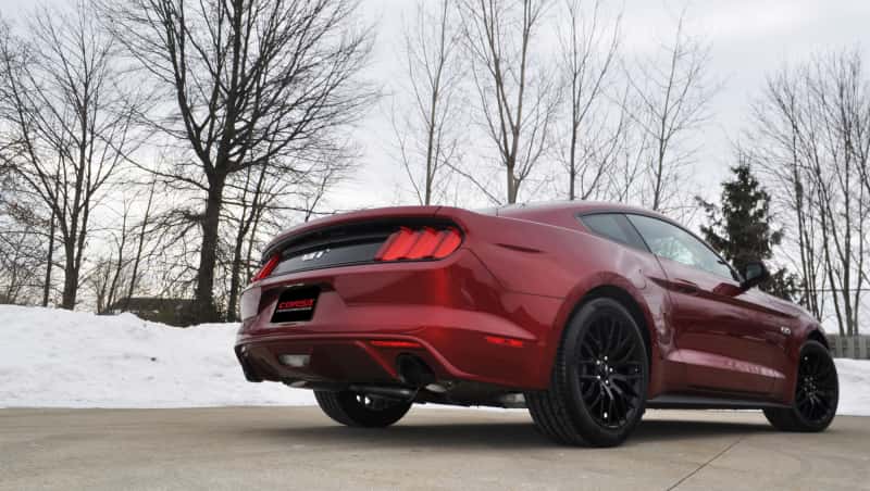CORSA Performance — Corsa 2015-2025 Ford Mustang GT 3.0in Inlet / 4.5in Outlet Black PVD Tip Kit (For Corsa ExhaustOnly)
Exhaust - view 8