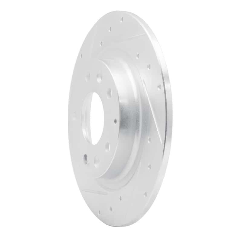 R1 Concepts — R1 16-18 Mazda CX-3 Rear Left Drilled & Slotted Silver Brake Rotor
R1 Brake Rotor Drill - view 2