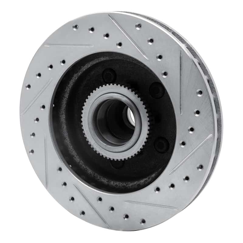 R1 Concepts — R1 1992-2002 Chevrolet C1500 Front Left Drilled & Slotted Silver Brake Rotor
R1 Brake Rotor Drill - view 4