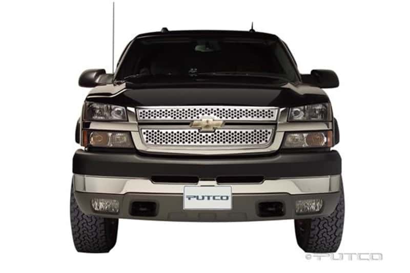 Putco — Putco 05-06 Chevrolet Silverado 2500/3500 Punch Stainless Steel Grilles
Grille Insert - view 2