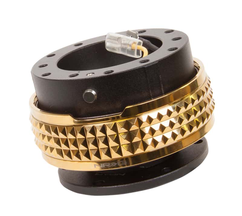 NRG — NRG Quick Release Kit - Pyramid Edition - Black Body / Chrome Gold Pyramid Ring - view 1