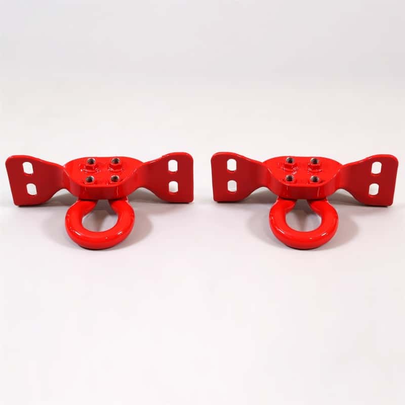 Ford Racing — Ford Racing 17-22 Super Duty Tow Hooks - Red (Pair) - view 1
