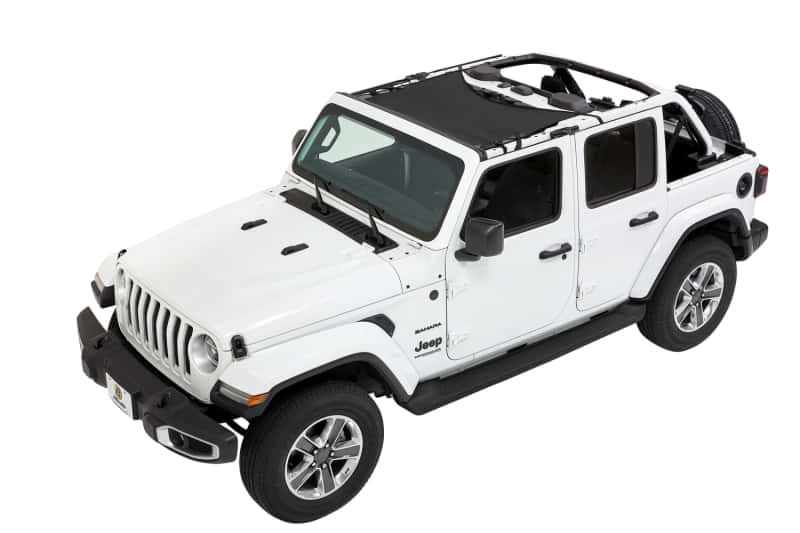 Bestop — Bestop 20-26 Jeep Gladiator / 18-26 Wrangler JL Sun Targa Bikini (Mesh)
Sun Targa Bikini - view 1