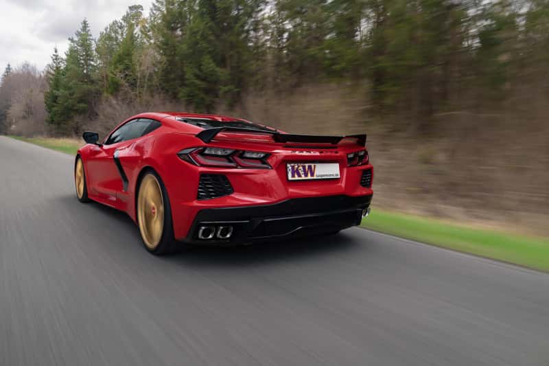 KW — KW 2020+ Chevrolet Corvette C8 (w/ Electronic Dampers & OE Noselift) Height Adjustable Spring Kit
Adj Lowering Springs - view 7