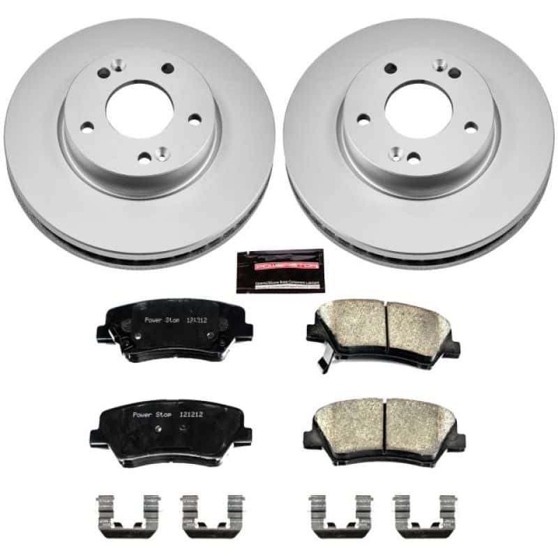 PowerStop — Power Stop 11-16 Hyundai Elantra Front Z17 Evolution Geomet Coated Brake Kit - view 1
