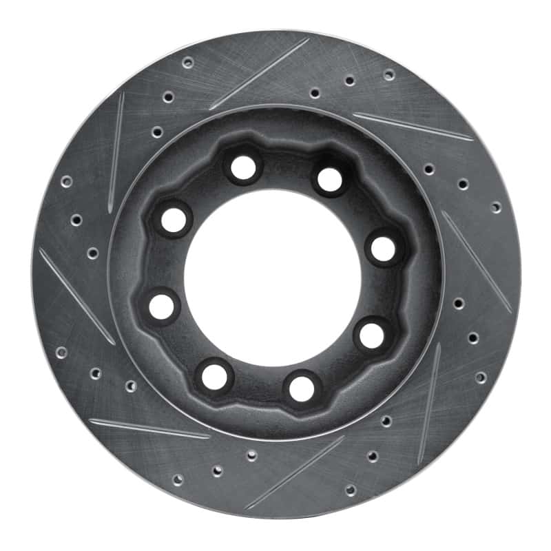 R1 Concepts — R1 77-93 Chevrolet V30 & V3500 Pickup Front Right Drilled & Slotted Silver Brake Rotor
R1 Brake Rotor Drill - view 5