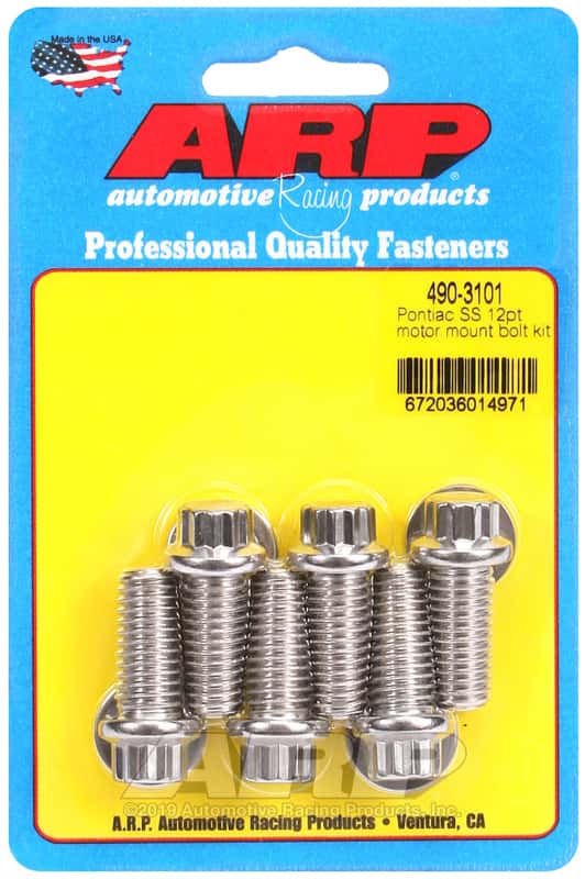 ARP — ARP Pontiac SS 12pt Motor Mount Bolt Kit - view 1