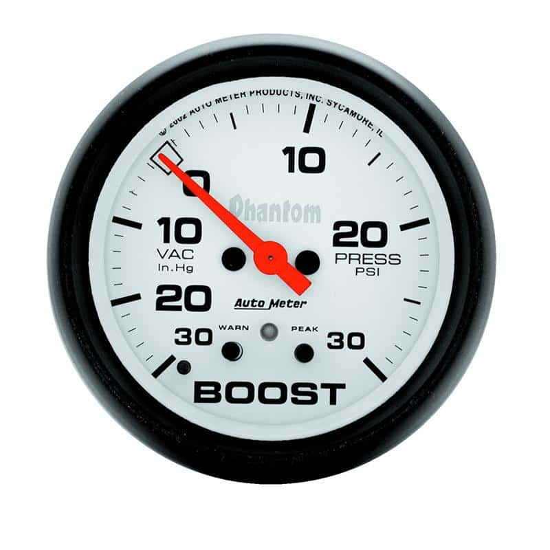 AutoMeter — AutoMeter Gauge Vac/Boost 2-5/8in. 30Inhg-30PSI Digital Stepper Motor Phantom
2-5/8" BOOST-VAC, 30 - view 2