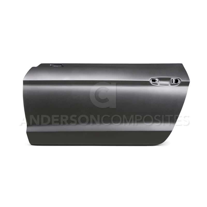 Anderson Composites — Anderson Composites 15-17 Ford Mustang Dry Carbon Doors (Pair) - view 2