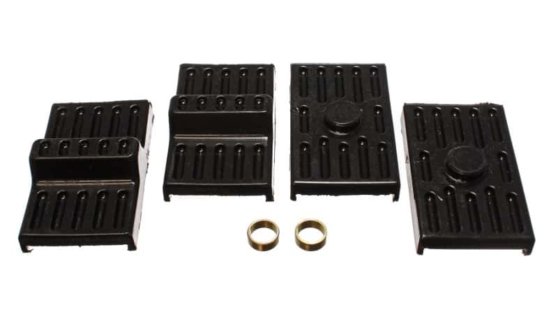 Energy Suspension — Energy Suspension 70-81 Camaro / 70-81 Firebird Black Multi Leaf Spring Isolators
LeafSprngInsulator - view 1