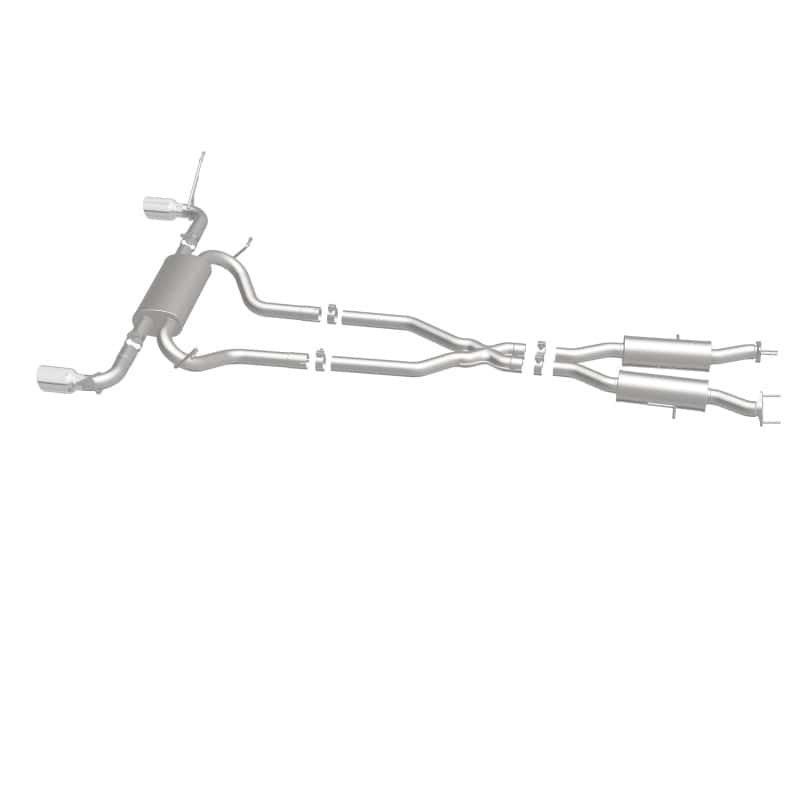 Magnaflow — MagnaFlow Cat-Back SS 2.5in Dual Split Rear 4in Black Tip 11-16 Jeep Grand Cherokee 5.7L V8/3.6L V6
Cat-Back - view 9