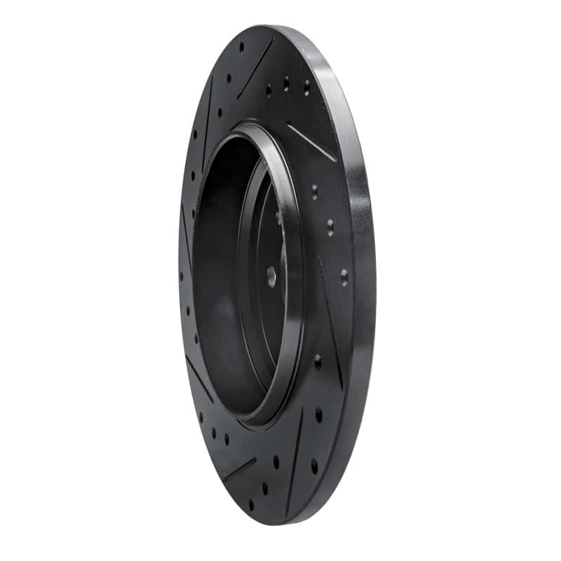 R1 Concepts — R1 00-05 Mercedes-Benz ML500 (USA/Canada) Rear Right Drilled & Slotted Black Brake Rotor
R1 Brake Rotor Drill - view 4