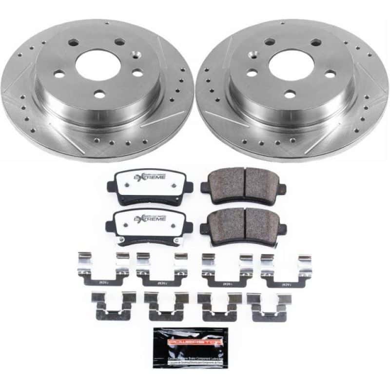 PowerStop — Power Stop 12-16 Buick LaCrosse Rear Z26 Street Warrior Brake Kit - view 1