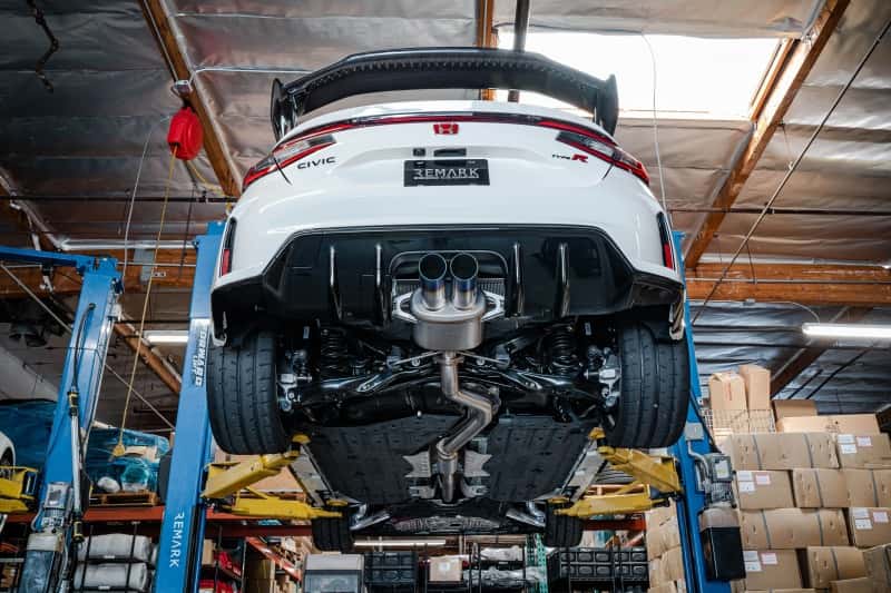 Remark — Remark 2023+ Honda Civic Type-R (FL5) Sports Touring Catback Titanium Exhaust/SUS304 Front Pipe - view 1