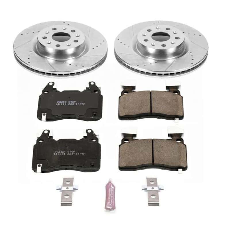 PowerStop — Power Stop 16-18 Cadillac CT6 Front Z23 Evolution Sport Brake Kit - view 1