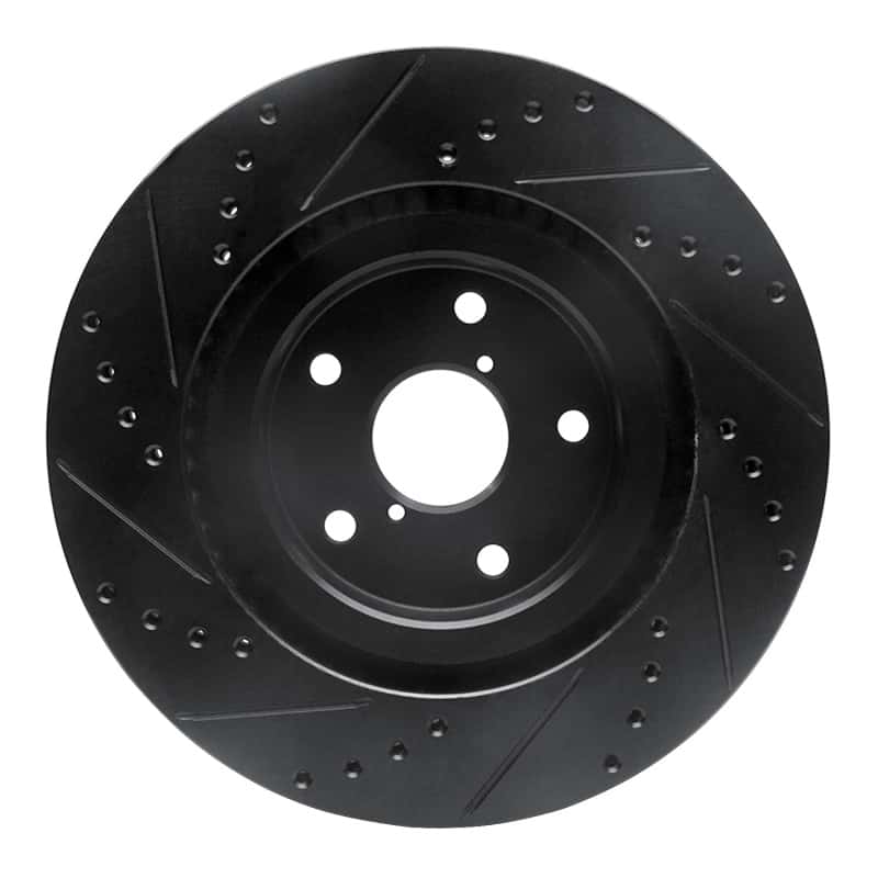 R1 Concepts — R1 -24 Subaru Forester Front Right Drilled & Slotted Black Brake Rotor
R1 Brake Rotor Drill - view 5