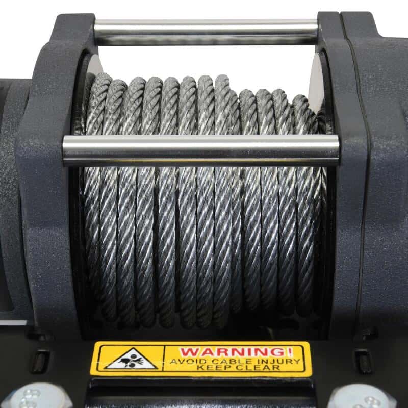 Superwinch — Superwinch 3500 LBS 12V DC 7/32 in x 32 ft Steel Rope Terra 3500 Winch - Gray Wrinkle - view 15