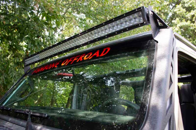 Fishbone Offroad — Fishbone Offroad 2018+ Jeep Wrangler JL Windshield Light Bracket - view 6