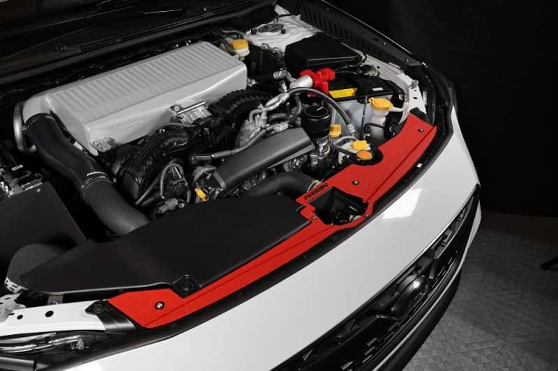 Perrin Performance — PERRIN 22-25 Subaru WRX Radiator Shroud - Red - view 6