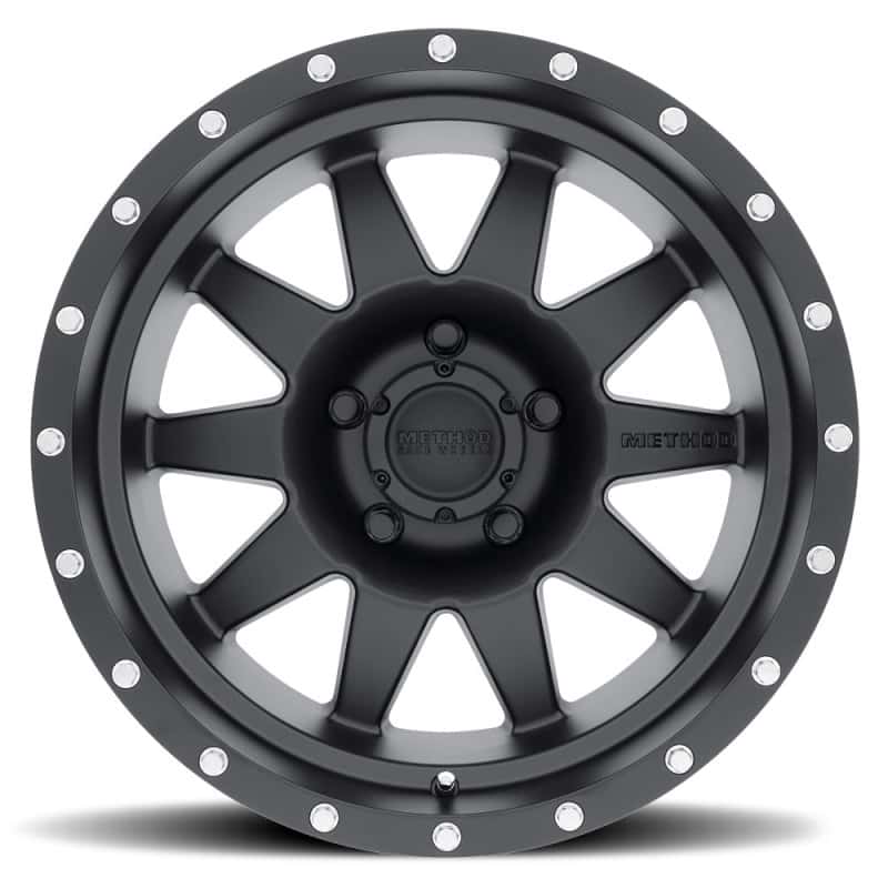 Method Wheels — Method MR301 The Standard 17x8.5 0mm Offset 5x5.5 108mm CB Matte Black Wheel - view 2