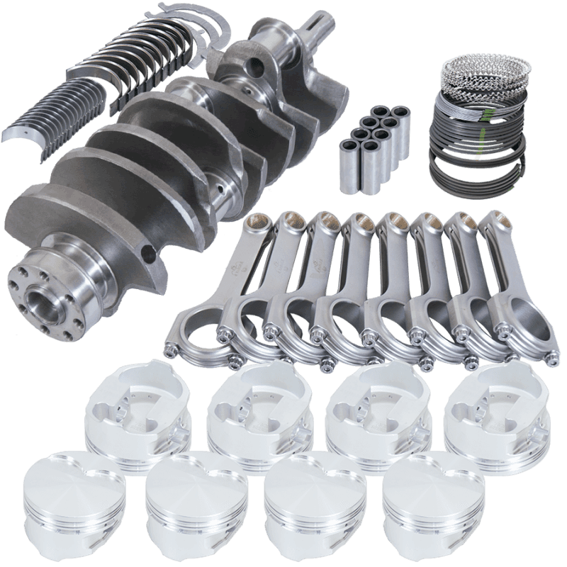 Eagle — Eagle Ford 4.6 2V Windsor 3.750in Crank 5.950in H-Beam -22cc 3.572in Pistons Rotating Assembly
Street & Strip Assy - view 1