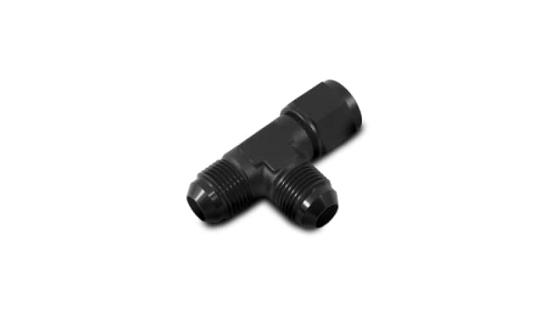 Vibrant — Vibrant -8AN Tee Fitting with Female -8AN Swivel
8ANTAdptrFMSwvlOnRun
-8ANTee-FMSwivlOnRun
AN Fitting - view 3
