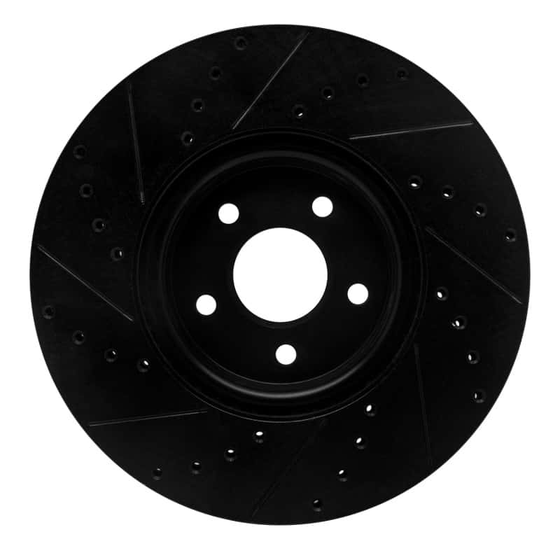 R1 Concepts — R1 04-19 Ford Transit Connect Front Right Drilled & Slotted Black Brake Rotor
R1 Brake Rotor Drill - view 5