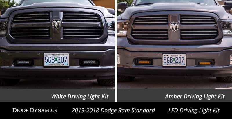 Diode Dynamics — Diode Dynamics Ram 2013 Standard Stage Series 6 In Kit - White Wide - view 5