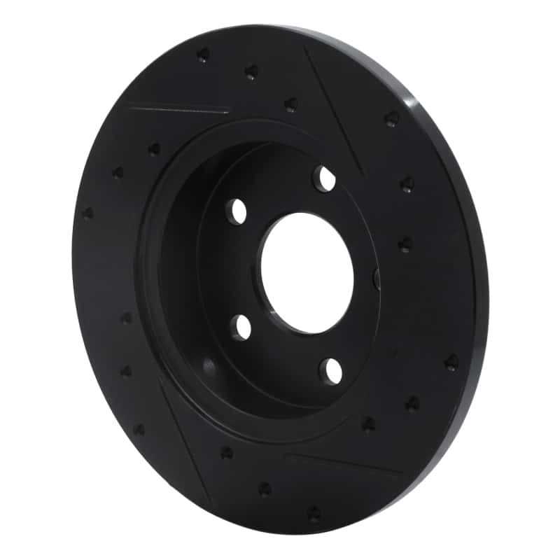 R1 Concepts — R1 04-12 Chevrolet Malibu Rear Left Drilled & Slotted Black Brake Rotor
R1 Brake Rotor Drill - view 4