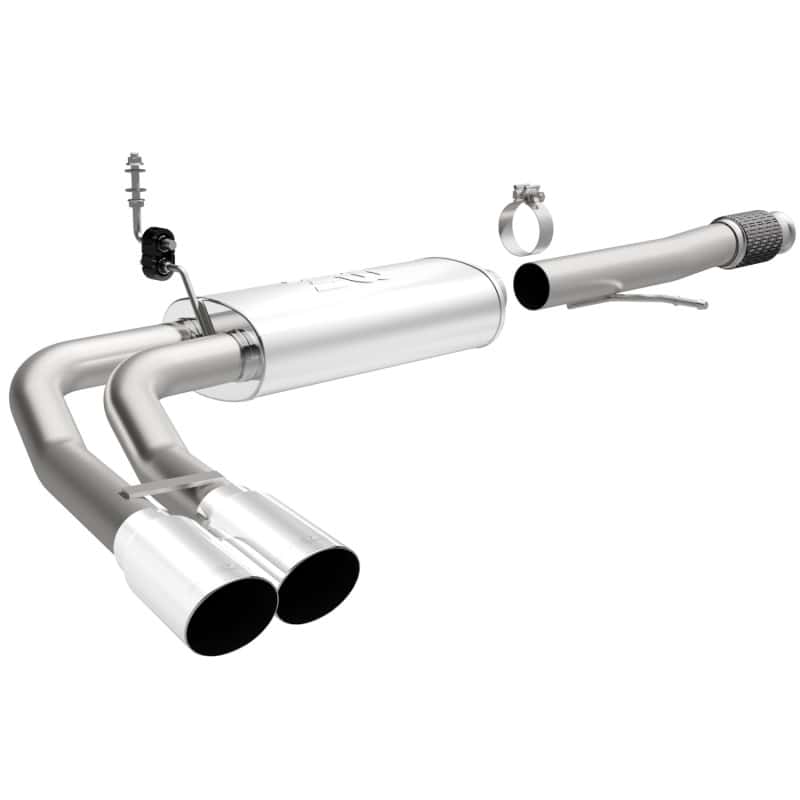 Magnaflow — Magnaflow 14 Chev Silverado V8 5.3L CC/EC Dual Same Side Before P/S Tire Exit SS Cat Back Perf Exh
Cat-Back - view 1