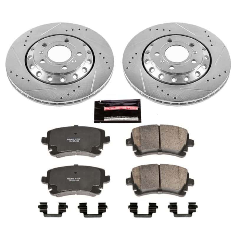PowerStop — Power Stop 03-10 Audi A8 Quattro Rear Z23 Evolution Sport Brake Kit - view 1