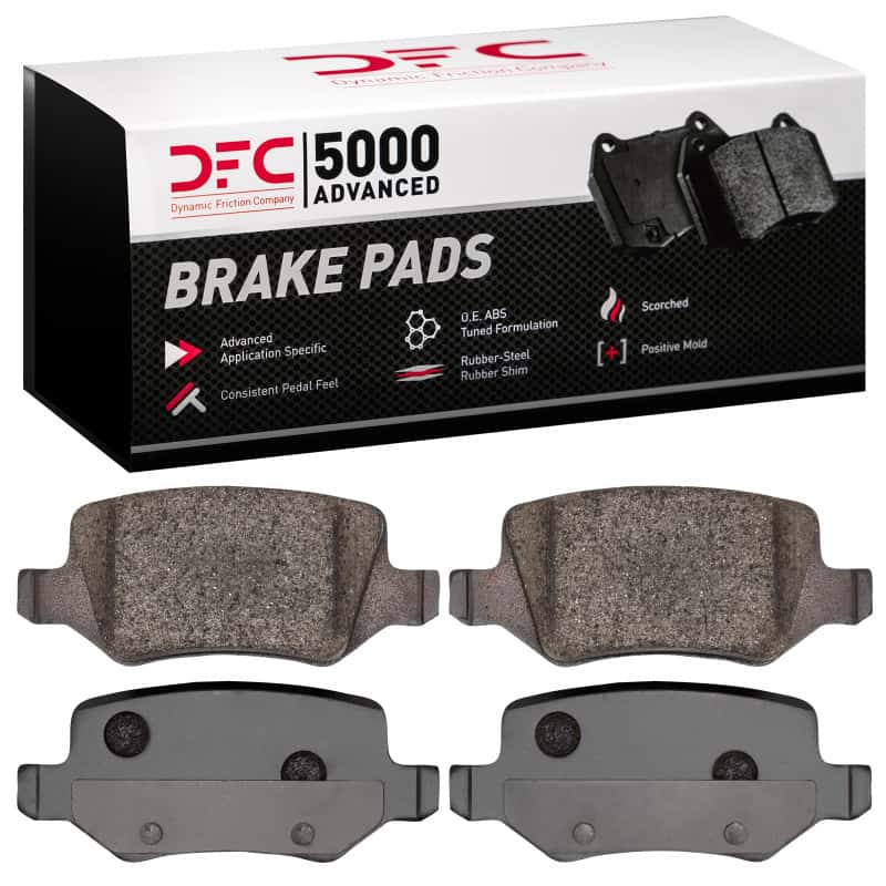 DFC — DFC 01-11 Mercedes-Benz A190 (Mexico) Rear 5000 Advanced Low Metallic Brake Pads
DFC Brake Pad Set - view 1