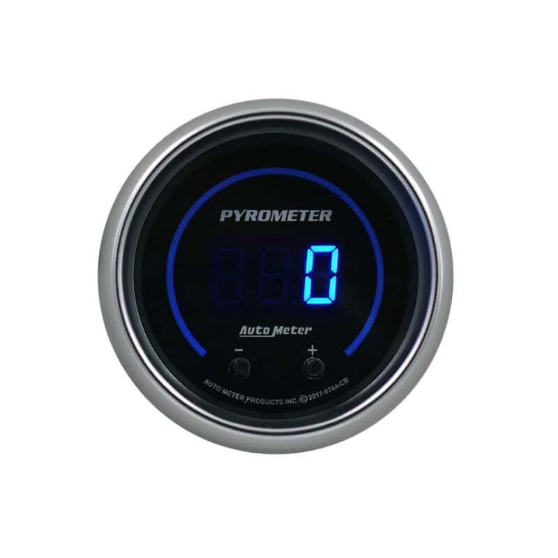 AutoMeter — Autometer 52.4mm Black Two Channel 0-2000 Degree Pyrometer (EGT) Cobalt Elite Digital Gauge
GA EGT 2" CB EL DIG - view 4