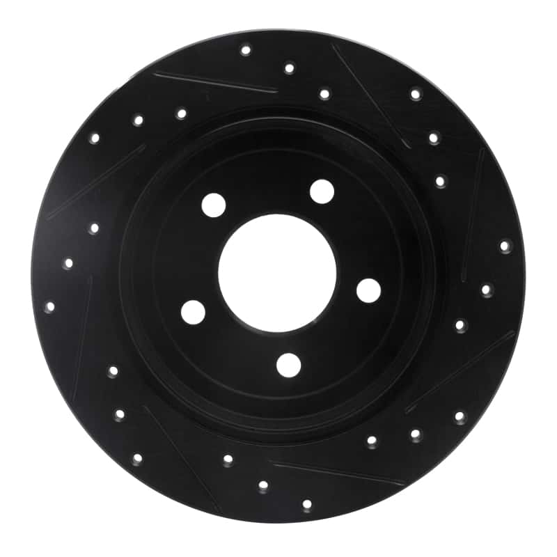 R1 Concepts — R1 97-07 Chrysler Town & Country Rear Left Drilled & Slotted Black Brake Rotor
R1 Brake Rotor Drill - view 5