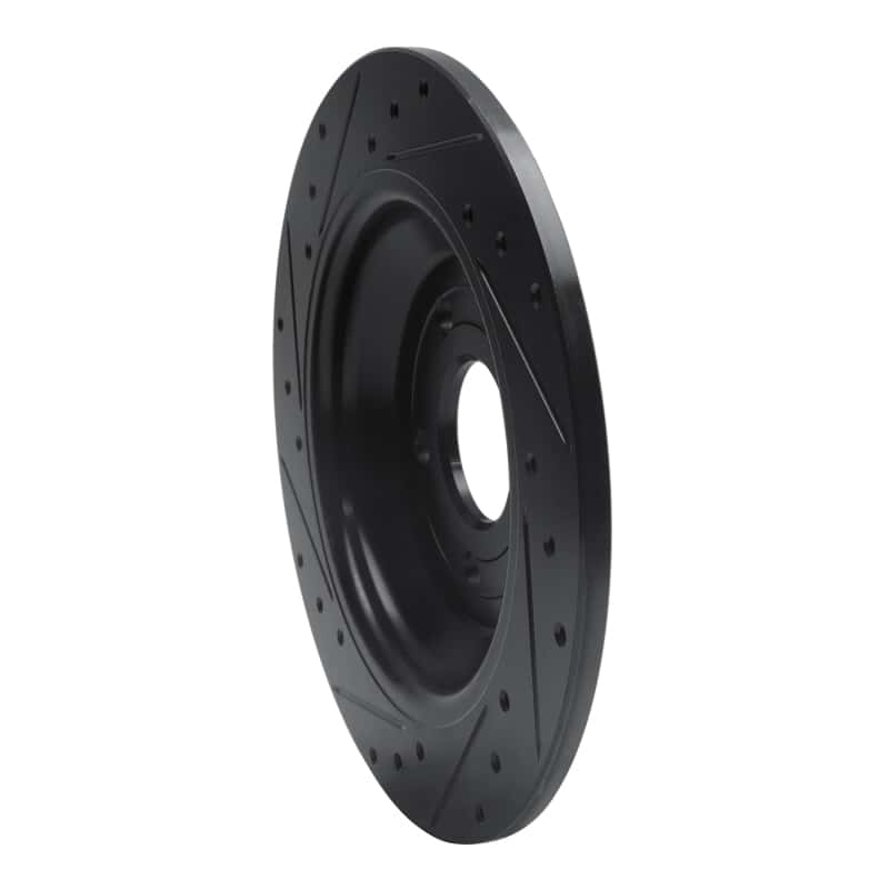R1 Concepts — R1 16-25 Ford Focus Rear Right Drilled & Slotted Black Brake Rotor
R1 Brake Rotor Drill - view 4
