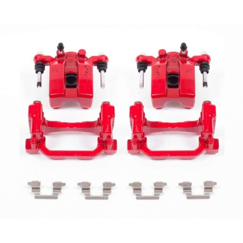 PowerStop — Power Stop 07-08 Infiniti G35 Rear Red Calipers w/Brackets - Pair
Caliper Set - view 1