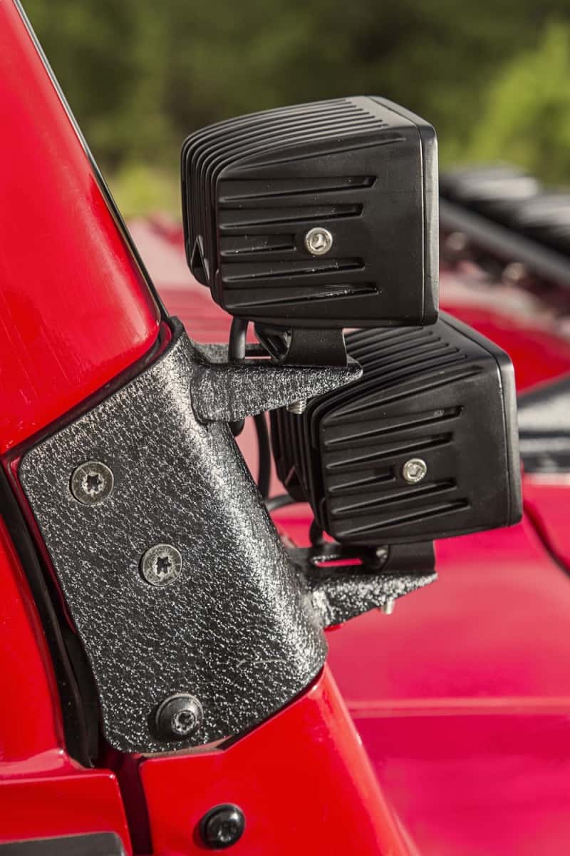 Rugged Ridge — Rugged Ridge 97-06 Jeep Wrangler TJ Textured Black Dual A-Pillar Light Mount
OrdRacingLampMnt
OFFROAD_LIGHTING - view 7
