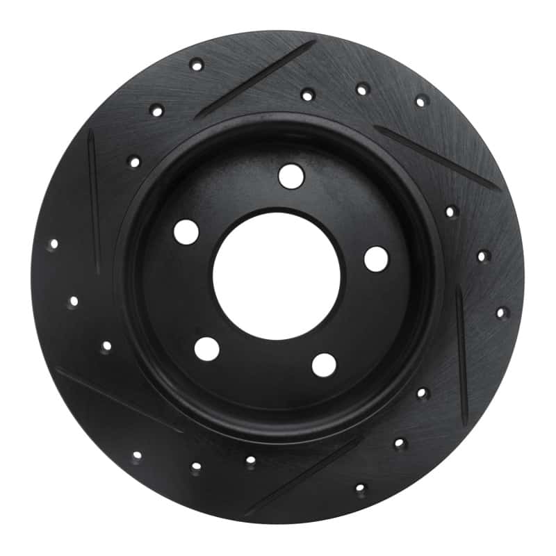 R1 Concepts — R1 04-13 Mazda 3 Rear Right Drilled & Slotted Black Brake Rotor
R1 Brake Rotor Drill - view 5