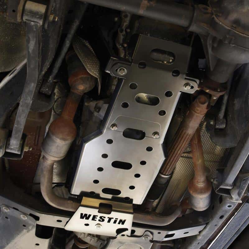 Westin — Westin/Snyper 07-11 Jeep Wrangler Transmission Pan Skid Plate - Textured Black
Skid Plate - view 5